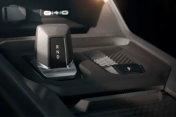 elevated centre console with e-shifter