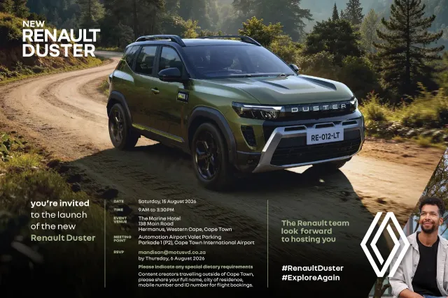 Duster Launch Invite